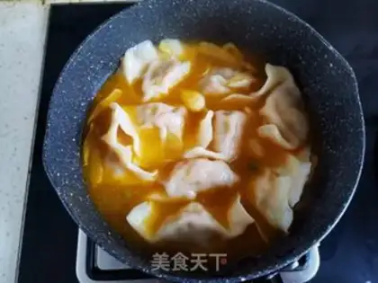 Make Sour soup dumplings step 13