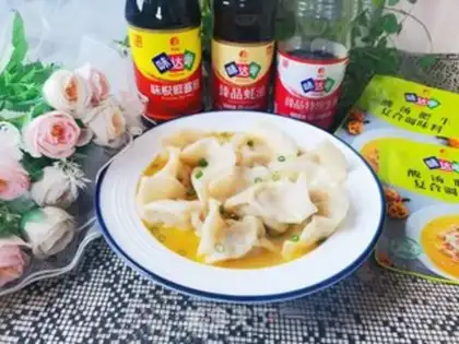 Make Sour soup dumplings step 14