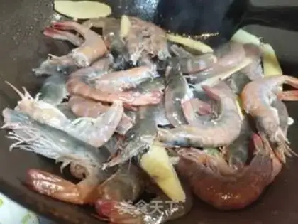 Make The rice-drink shrimp step 2