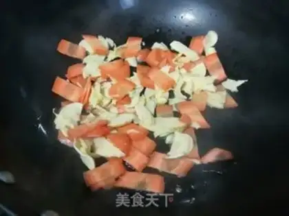 Make Three slices of meat step 3