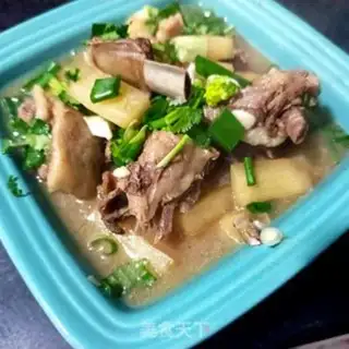 Make A lamb chop and radish step 17