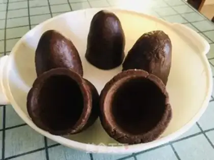Make Red potato noodle nest step 7