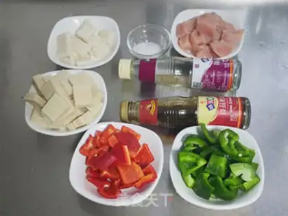 Make Foul chicken string step 1