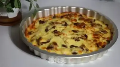 Make Beef ham pizza step 10