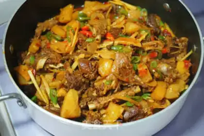 Make Queen Duck Potato step 12