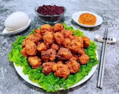 Make Porridge meatballs step 12