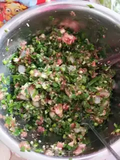 Make Fresh shrimp steam step 4