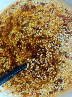 Make Spicy oil step 9