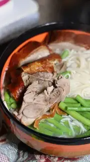 Make Noodles for ducked bean horns step 4