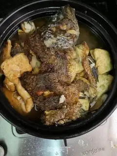 Make Tofu fried fish step 10