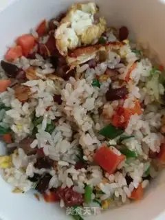 Make Chicken fried rice step 7
