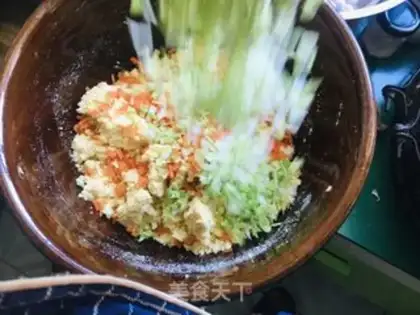Make The green noodles step 4