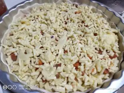 Make A chicken pizza in Orleans step 7