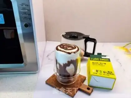 Make Chocolate latte step 6