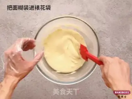 Make Apricot blueberry mini marfin step 3