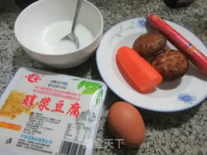 Make Three bean tofu step 0