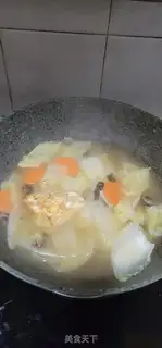 Make Soup for mushroom eggs step 8