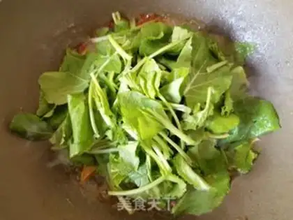Make Tofu-curd oil seedlings step 7