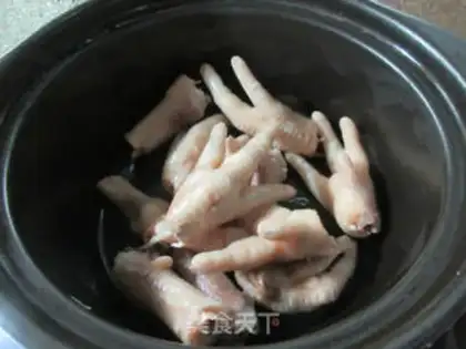 Make Egg dumpling chicken claws step 3