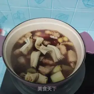 Make Five flowers, bean skin step 9