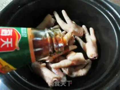 Make Egg dumpling chicken claws step 6