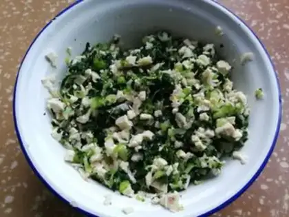 Make Green bean pie step 5