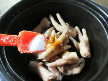 Make Egg dumpling chicken claws step 7