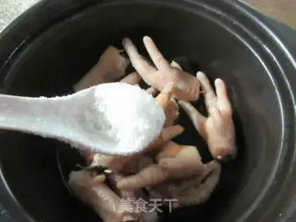 Make Egg dumpling chicken claws step 8