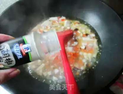 Make Three bean tofu step 7