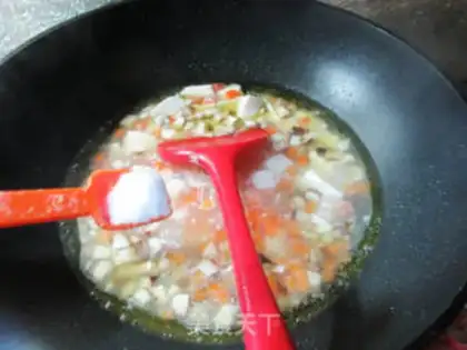 Make Three bean tofu step 8