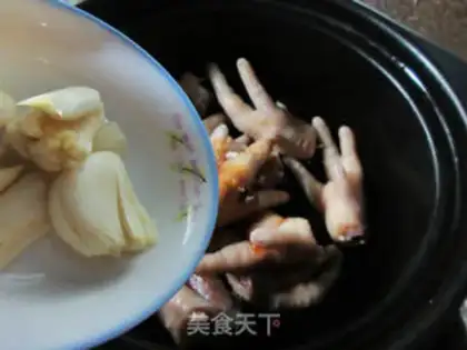 Make Egg dumpling chicken claws step 10