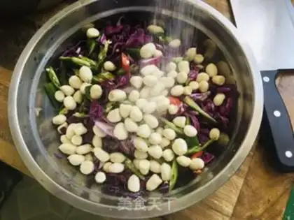 Make Peanut purple kale step 3