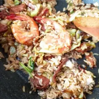 Make Hot radish rice step 10