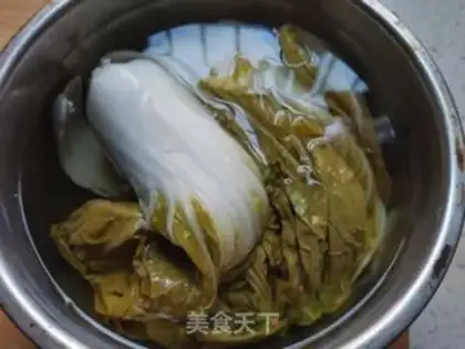 Make Chicken cabbage and meat step 2