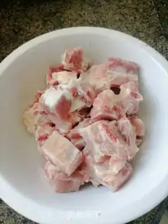Make Potato burn ribs step 1