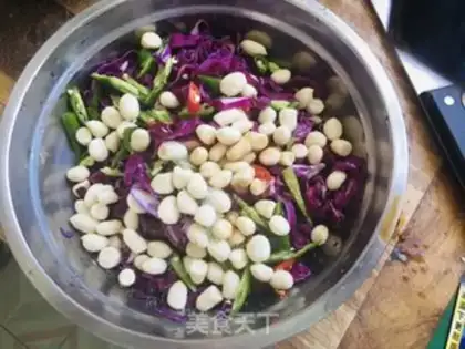 Make Peanut purple kale step 6
