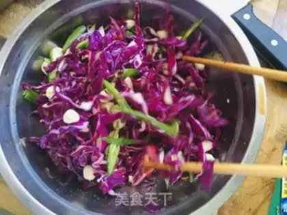 Make Peanut purple kale step 8