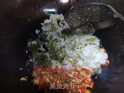 Make Chicken cabbage and meat step 7