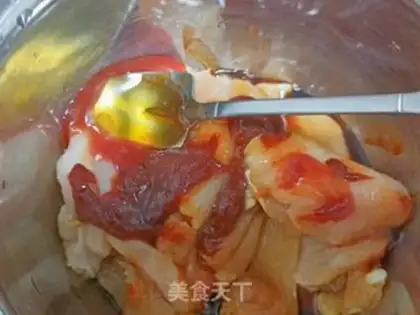 Make Korean chili chicken chest step 7