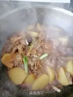 Make Potato burn ribs step 7