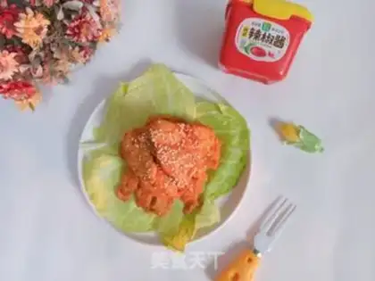 Make Korean chili chicken chest step 12