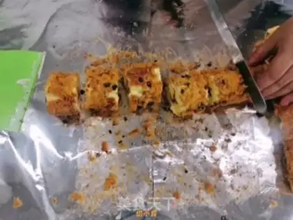 Make Meat pine rolls step 26