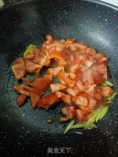 Make Tomato fat radish pot step 5