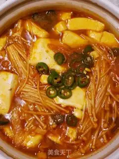 Make Hot cabbage tofu step 16