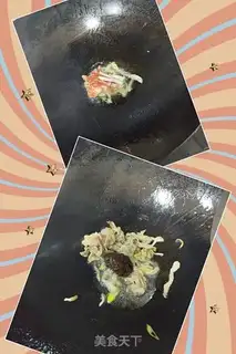 Make Apricot mushroom step 1