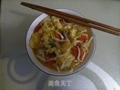 Make Tomato egg noodles step 9