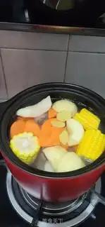 Make Fruit carrot cornbone soup step 4
