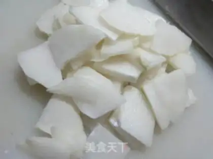 Make Duck gravy, white Buddha handmelon step 4