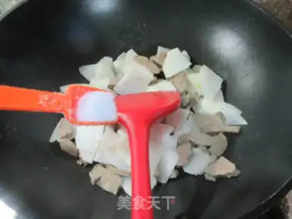 Make Duck gravy, white Buddha handmelon step 6