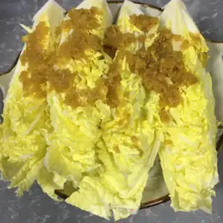 Make Garlic fans steaming doll food step 2